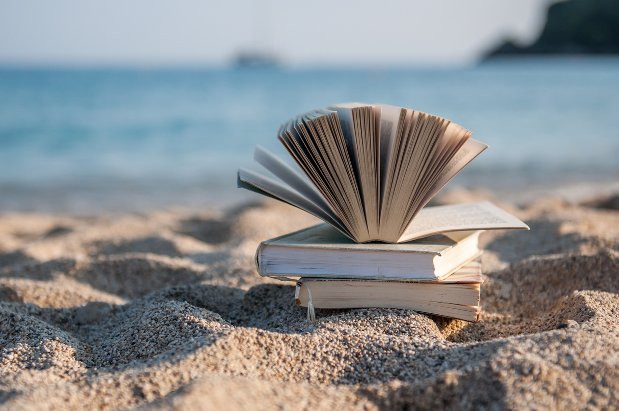 Book at beach - summer reading